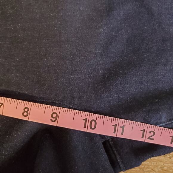 NYDJ Alina Skinny Dark Blue Pull On Ankle Cropped Slit Jeggings Size 14 - Picture 14 of 15